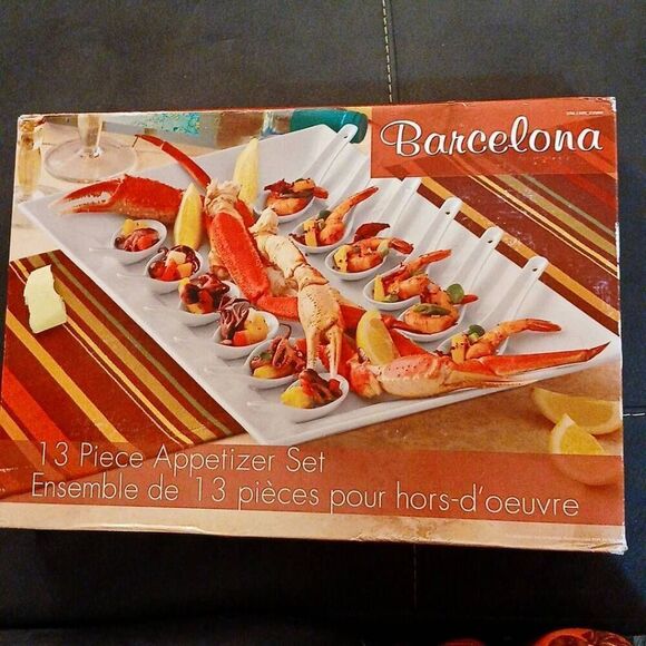 Barcelona 13 Piece Appetizer Set - Picture 2 of 5